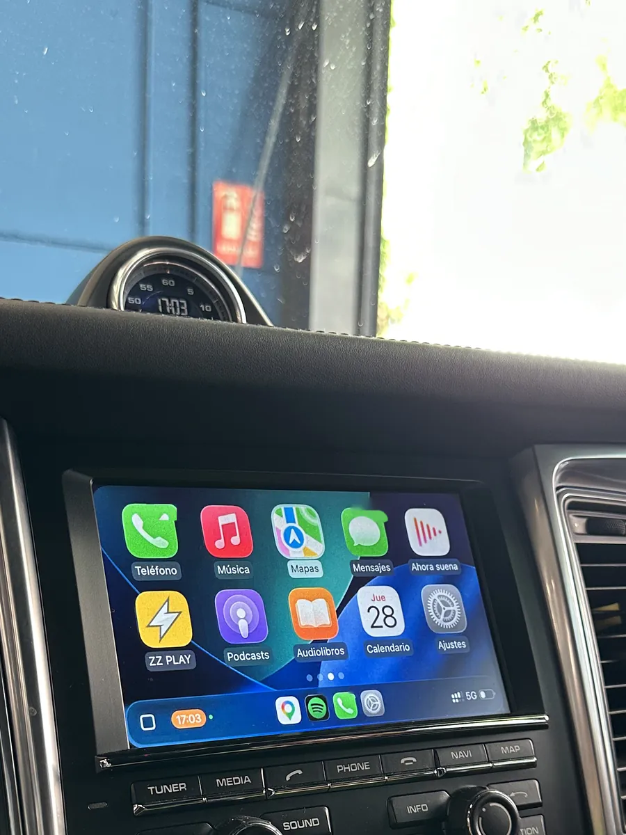 Interface multimedia en Porsche